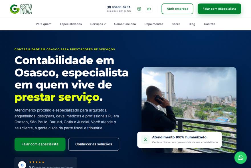 Site Gestão Inova