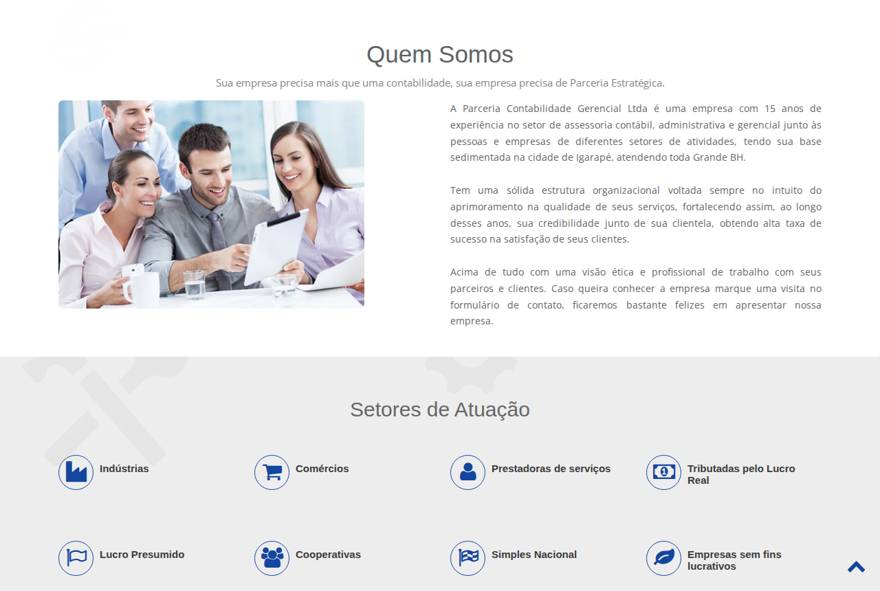 Site Parceria Contabilidade