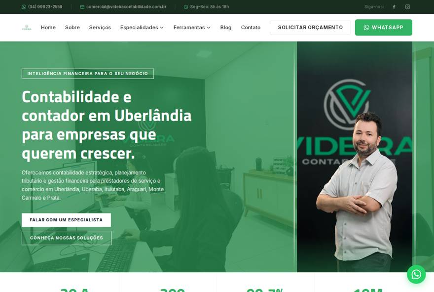 Site Videira Contabilidade